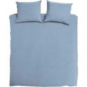DoubleDry Dekbedovertrek 100% Percal Katoen - Lits Jumeaux 240x200/220...