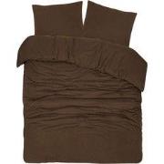 DoubleDry Dekbedovertrek Flanel 100% Zacht Katoen - Eenpersoons 140x20...