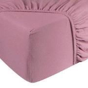 DoubleDry Hoeslaken Jersey 100% Katoen - Eenpersoons 90x200 cm - Zacht...