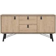 Dressoir met 2 deuren en 2 lades en metalen onderstel B150,3 cm  JOYCE