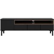 Tv-meubel met 1 deur, 3 lades en 2 vakken B155,7 cm  APRIL