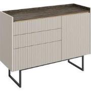 Meubella - Dressoir Linq - Beige - 118 cm