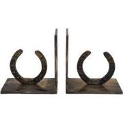 Boekensteun - Hoefijzer - Antique Brass Shiny