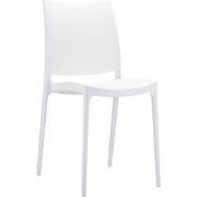 ENZO design stoel 53x46x82 cm Wit