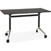 FLEXO klapbureau 140x70x73 cm Zwart