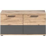 Bank met schoenenopberger 2 deuren L90 cm - MASON