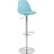 PRINCES verstelbare kruk 42x39x104 cm Blauw