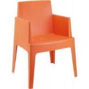 PLEMO design stoel 66x55x80 cm Oranje