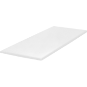 Beliani RESTFUL - Topper-Wit-PU-schuim