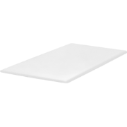 Beliani RESTFUL - Topper-Wit-PU-schuim