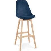 MORISS barkruk 48x56x113 cm Blauw