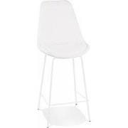 LEONIE halfhoge snackkruk 49x45x105 cm Wit