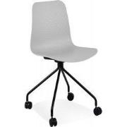 EVORA design bureaustoel 49x47x80 cm Grijs