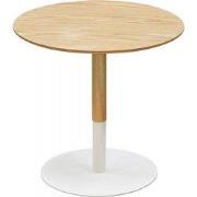 Ronde design salontafel DILA 48x48x405 cm Beige