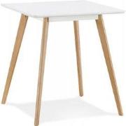 Kleine eettafel GENIUS 80x80x75 cm Wit