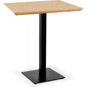 Kleine vierkante eettafel REGIS 70x70x755 cm Beige