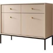Meubella - Dressoir Moreno - Beige - 104 cm