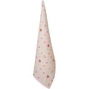Clayre & Eef Theedoek  50x70 cm Beige Roze Katoen Hobbelpaard Keukenha...