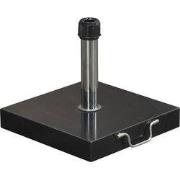 Cosmo granieten parasolvoet - 60 kg - zwart gepolijst