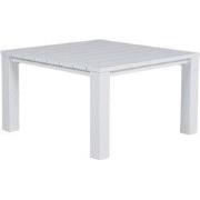 Cube lounge dining tafel - 115,5 x 115,5 cm - mat wit