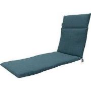 Madison - Ligbedkussen Sea blue canvas eco+ - Ca. 190x60 cm