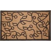 Rechthoekige deurmat bladeren 45x75cm