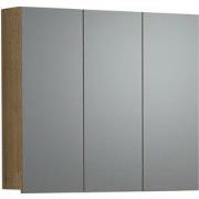 Badkamerkast met spiegel en 3 deuren L90 cm - PUREBLISS