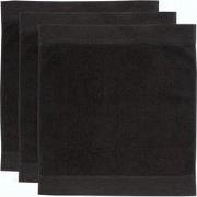 Seahorse Combiset Pure badmat 50 x 60 black (3 stuks)