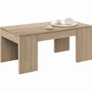 Salontafel met een opklapbaar blad - L100 cm - Kendra