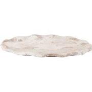 Present Time - Dienblad Waved Oval Medium - Bruin