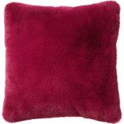 Dutch Decor ZAYA - Sierkussen 45x45 cm - bontlook - effen kleur - Red ...