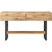 Console met 2 klepdeuren en 1 plank in Atlantische den decor - L138,8 ...