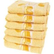 Twentse Damast Keukendoekenset - 6 stuks - Cheese Geel