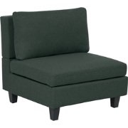 UNSTAD - Fauteuil - Donkergroen - Polyester