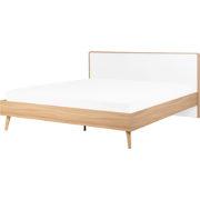 SERRIS  - Bed - Lichte houtkleur - 180 x 200 cm - MDF