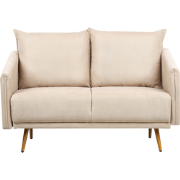 MAURA  - Tweezitsbank - Beige - Fluweel