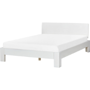 ROYAN - Tweepersoonsbed - Wit - 140 x 200 cm - Dennenhout.