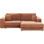 LOFOTEN - Hoekbank 3-zits - Lichtrood - Linkszijdig - Polyester