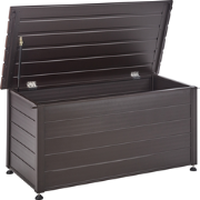 CAMPALTO - Kussenbox - Donkerbruin - 123 x 60 cm - Aluminium