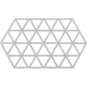 Krumble Siliconen pannenonderzetter Hexagon lang - Grijs