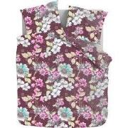 Katoenen Flanellen Dekbedovertrekset Flower - 240x220 + 2*60x70cm