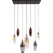 AnLi Style Hanglamp 4+3L Cocoon mix glass