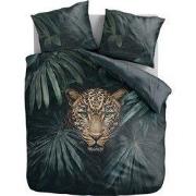 100% Microvezel dekbedovertrekset Jungle Majesty Leopard - 240x200/220...