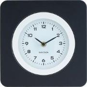 Wandklok New Vintage - Mat zwart - 4.4x22x22cm