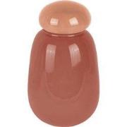 Vaas Nuevo Dulce - Zachtroze - 12.5x12.5x22cm