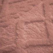 Dekbedovertrekset Jacquard Teddy Peach - 200x200/220+2*60x70 cm