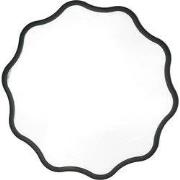 Make up Mirror - Round - Black - 25x1x25cm