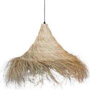 Furnilux-Grote Raffia Hanglamp Ø110 cm – Handgemaakte Boho Plafondlamp...