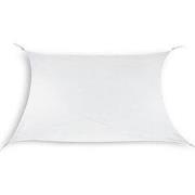 hanSe® Schaduwdoek Rechthoek Waterdoorlatend 3x4,5 m Zonnedoek Wit