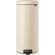 NewIcon Pedaalemmer, 30 liter, kunststof binnenemmer - Soft Beige